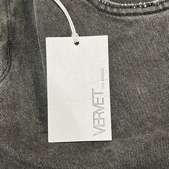 Vervet‎ High Rise Denim Jean Shorts Womens Size XS Black NWT - Picture 5 of 9